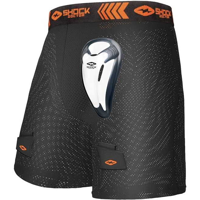 The Shock Doctor Men’s Loose Hockey Shorts Supporter with BioFlex Cup Included is a protective garment designed for hockey players of all ages. The shorts feature a loose fit for maximum comfort and mobility on the ice. The included BioFlex cup offers advanced protection and flexibility, ensuring the wearer stays safe during intense gameplay.