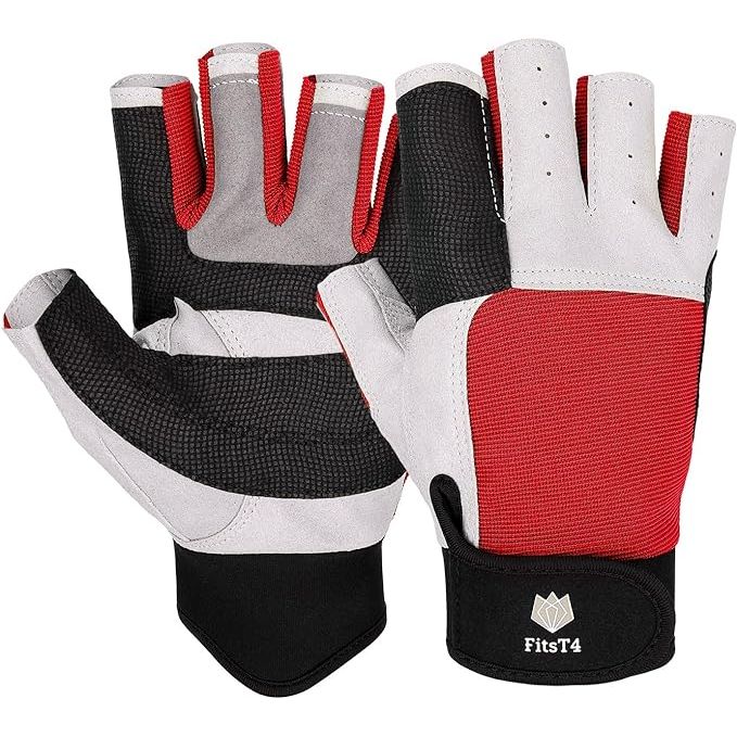 FitsT4 Sports Sailing Gloves are designed for both men and women participating in various water sports activities such as sailing, yachting, paddling, kayaking, fishing, and dinghying. The gloves feature a 3/4 finger design, allowing for freedom of movement and better grip while handling equipment on the water.