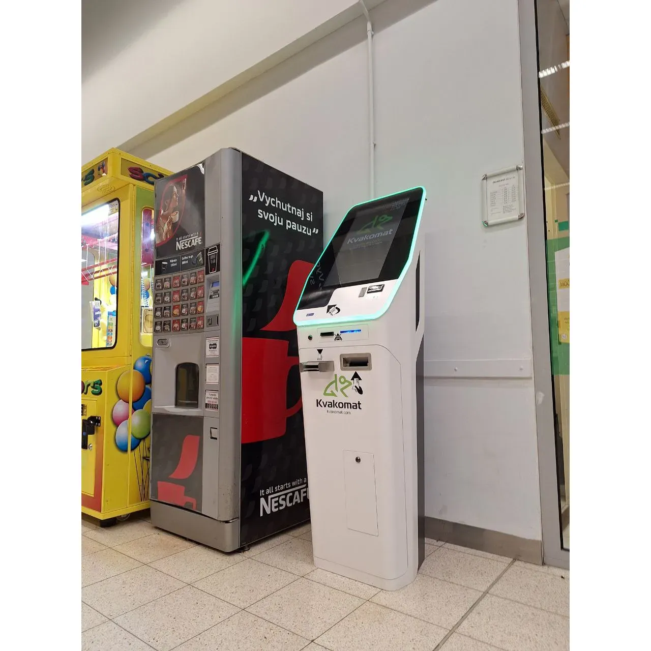 The Bitcoin ATM Tesco Lučenec Kvakomat is located at Ľudmily Podjavorinskej 5364, 984 01 Lučenec, Slovakia. This ATM allows users to buy and sell Bitcoin using cash. It is available for use during the opening hours of the Tesco store in Lučenec.

Users can easily access the Bitcoin ATM at Tesco Lučenec Kvakomat to purchase Bitcoin or convert their Bitcoin into cash. This convenient location provides customers with a simple and secure way to participate in the cryptocurrency market. The ATM offers a user-friendly interface and supports multiple languages, making it accessible to a wide range of customers in Slovakia. Description by ChatGPT.