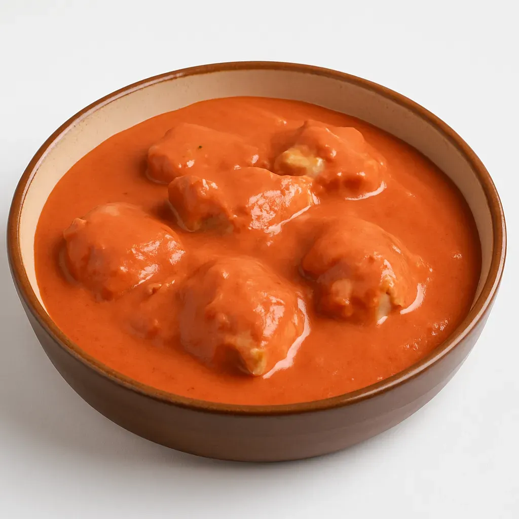 A classic Chiapanecan dish featuring tender pork simmered in a rich red sauce with achiote and nixtamalized corn dough, perfect for lovers of traditional Mexican flavors.