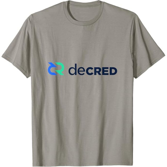 The Decred Crypto Altcoin Tee Shirt is a piece of merchandise designed to promote the Decred cryptocurrency project. Decred is a decentralized, community-driven digital currency that aims to provide an alternative to traditional financial systems.