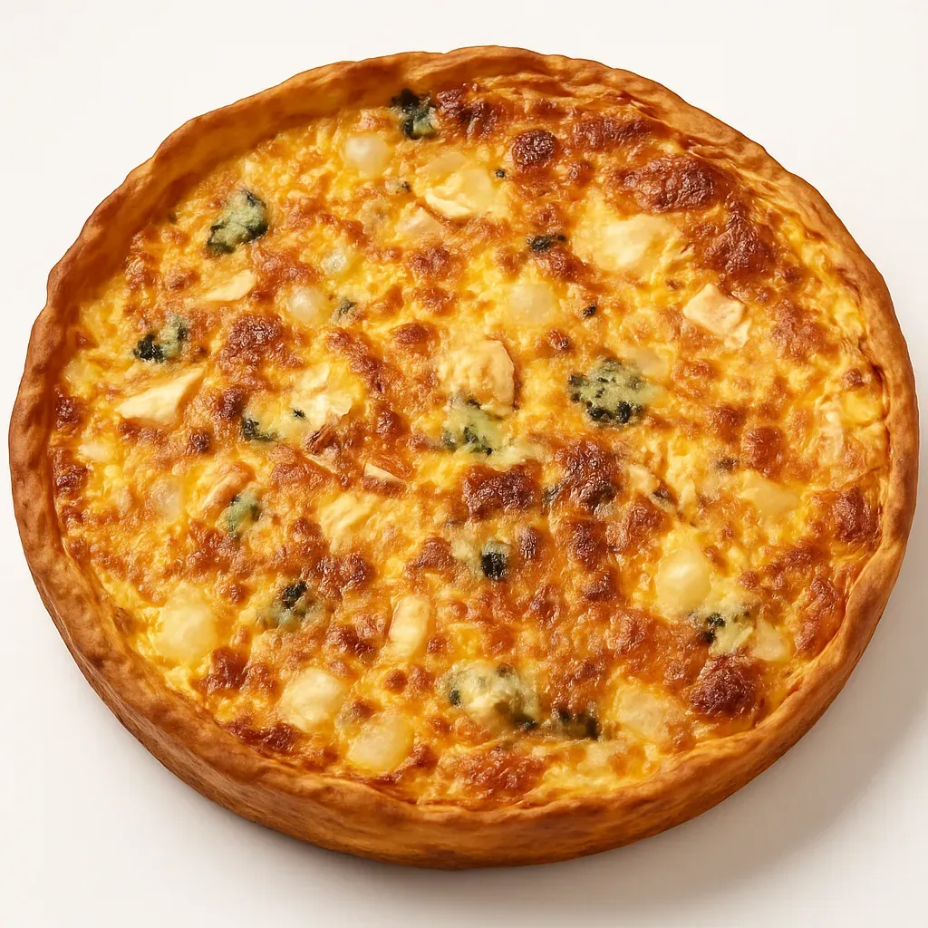 Tarte au Fromage, or Cheese Tart, is a classic French dish that epitomizes the simple elegance of French cuisine. This savory tart combines a flaky, buttery pastry crust with a rich and creamy cheese filling, often made with a blend of cheeses such as Gruyère, Emmental, and sometimes a hint of blue cheese for added depth.