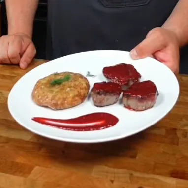 Petite Mignon with Serrano & Blackberry Sauce image