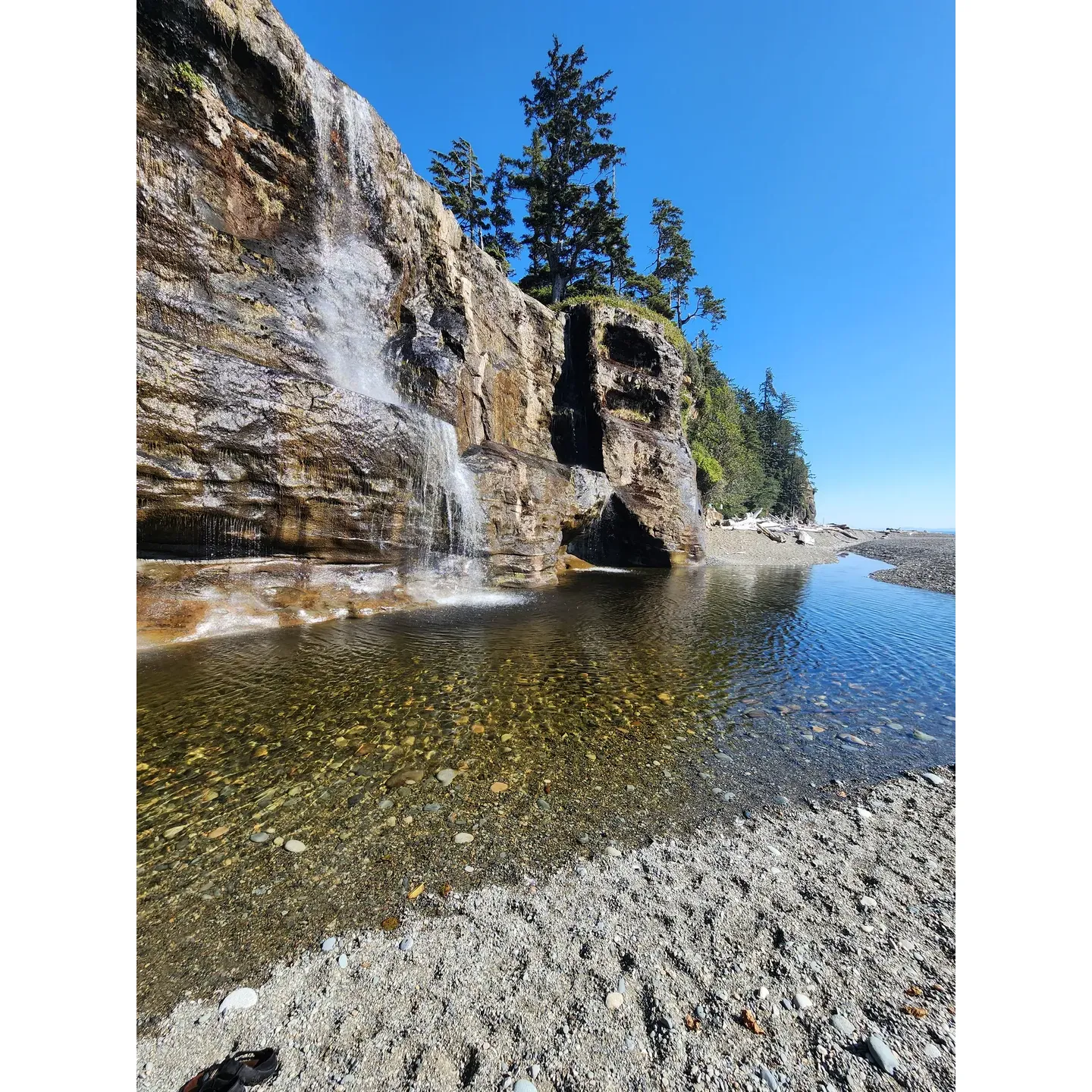 Experience the serene splendor of Tsocowis Creek, a hidden gem along the West Coast Trail, where the rush of everyday life gives way to the soothing sounds of nature. Visitors are often enchanted by the sheer beauty of the place, which boasts an expanse of pristine beach that invites peaceful contemplation and leisurely strolls along the shore.

As a favored spot among those in the know, Tsocowis Creek provides a perfect blend of tranquility and majesty with its awe-inspiring waterfalls that cascade gracefully into crystal-clear waters. The area is frequently characterized by a refreshing sense of seclusion, offering an intimate encounter with the great outdoors seldom found elsewhere.

Attention to detail is evident as guests frequently commend the cleanliness and upkeep of the facilities, ensuring a comfortable and hassle-free outdoor experience. Immerse yourself in the untouched natural scenery and enjoy a slice of wilderness paradise at Tsocowis Creek, where the raw beauty of the West Coast is on full display. Description by ChatGPT.