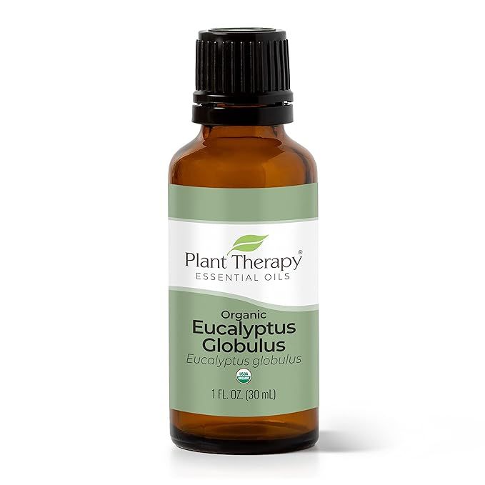 Plant Therapy Organic Eucalyptus Globulus Essential Oil is a 100% pure, USDA certified organic essential oil that is undiluted and natural. It is extracted from the leaves of the eucalyptus tree through steam distillation, ensuring a high-quality therapeutic grade oil.