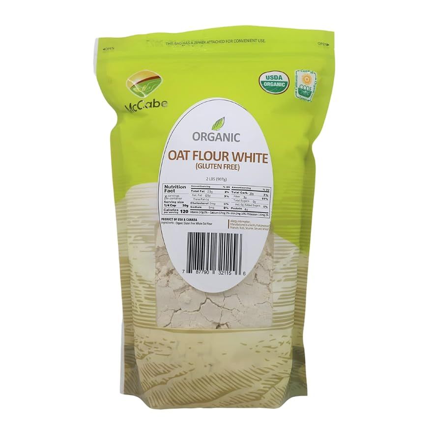 McCabe Organic Oat Flour White is a premium quality oat flour made from USDA and CCOF certified organic oats grown in the USA. This white oat flour is rich in fiber and minerals, making it a nutritious choice for baking and cooking. It is free from any additives, preservatives, or GMOs, ensuring a clean and pure product.