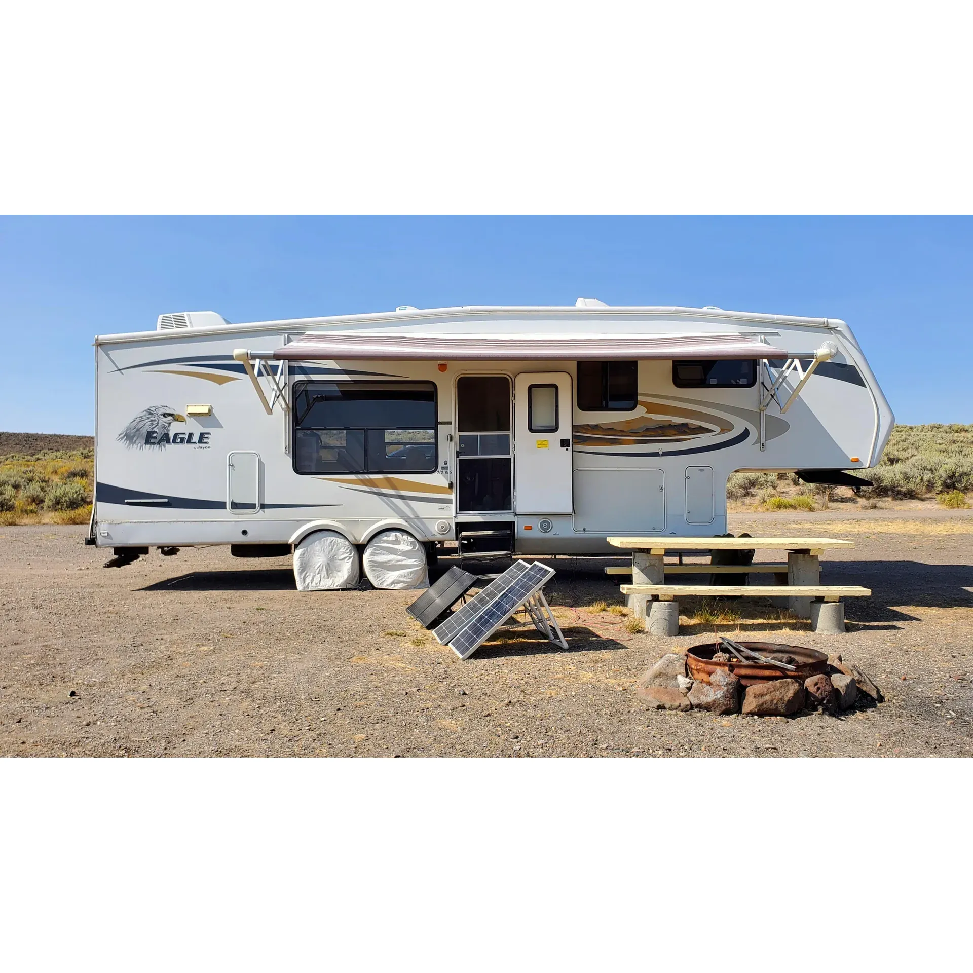 Antelope Reservoir Campground is a tranquil retreat for outdoor enthusiasts, offering a serene getaway for campers looking to immerse themselves in nature's splendor. With its open and quiet atmosphere, guests can enjoy the simplicity of the great outdoors. The campground provides several well-spaced sites suitable for campers, ensuring a peaceful and private camping experience.

This pristine campground caters to those who appreciate the beauty of a rustic escape and are prepared for self-sufficient camping. With no water hookups available, visitors are advised to bring their own water supplies to meet their needs during their stay.

One of the highlights of Antelope Reservoir Campground is the abundance of clear skies, perfect for star-gazing aficionados. The night sky truly comes alive here, allowing guests to gaze upon the constellations without the interference of city lights.

For those seeking a more secluded spot, additional camping areas are accessible via a rugged road that leads to more private and remote sites. These are ideal for campers who favor a degree of solitude and a closer connection with nature.

Guests here can enjoy a wide variety of local wildlife which frequents the area, adding an element of excitement and wonder to every visit. The open reservoir bed, while reduced in water, offers a unique landscape and opportunities to observe the local fauna.

Cleanliness and amenities are given due consideration, with maintained restrooms and free camping inclusive of tables at selected sites for a convenient outdoor dining experience. Enthusiastic campers are encouraged to be prepared with their essentials, such as bringing toilet paper, to ensure the most comfortable stay.

Antelope Reservoir Campground is a hidden gem that beckons the adventurous and those who yearn for an authentic outdoor experience. With its accommodating camp spots, awe-inspiring natural setting, and commitment to the simple joys of camping, it's a place that visitors are drawn to return to, promising solitude, beauty, and rejuvenation with every stay. Description by ChatGPT.