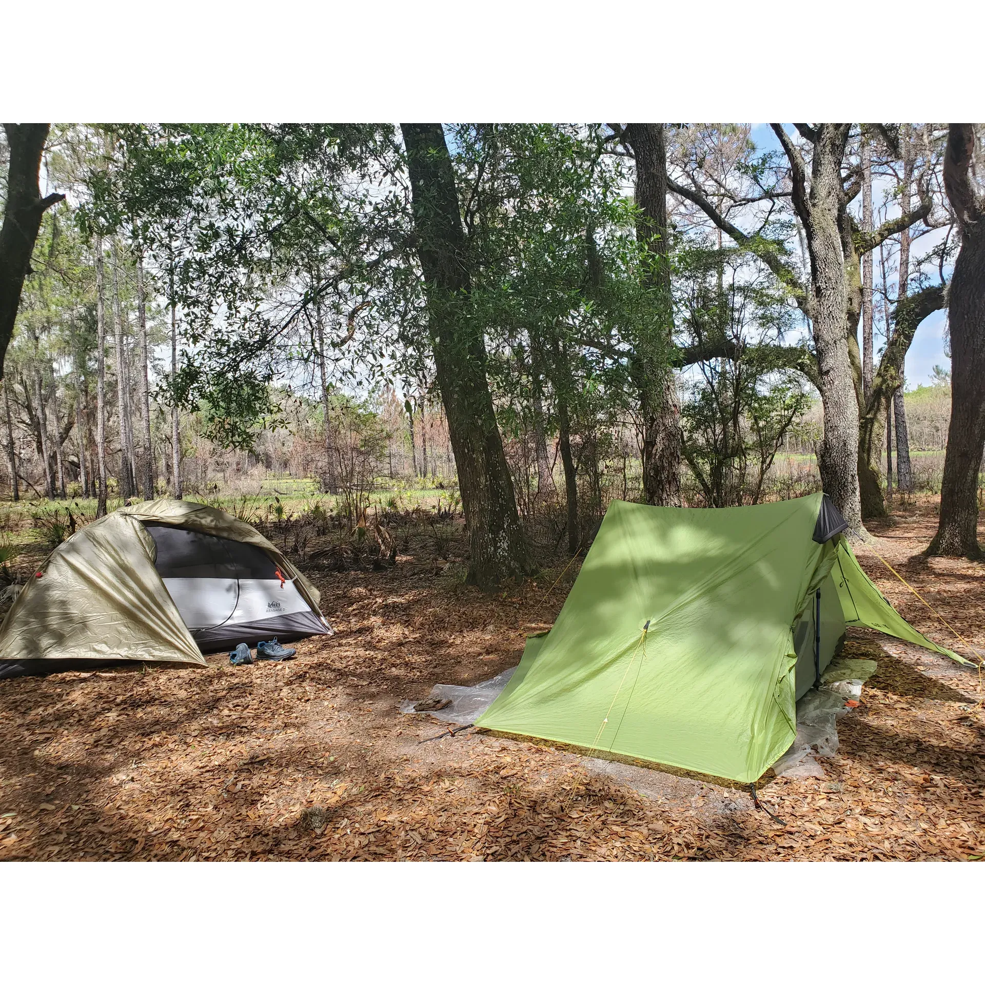 FNST Foster Bridge Campsite is a secluded outdoor retreat that has garnered a reputation for its well-maintained grounds and ample amenities catering to the needs of the adventurous camper. Visitors are greeted with a variety of spots perfect for pitching a tent on the consistently flat terrain. Additionally, each campsite is equipped with a convenient picnic table and fire ring, ensuring a comfortable and enjoyable outdoor dining experience.

Set against the backdrop of the scenic Withlacoochee River, the campsite offers access to the refreshing waters just a short stroll down a trail. While the river imparts a unique essence to the filtered water due to its natural surroundings, it's recommended to bring along water flavoring to suit personal taste preferences.

Many agree that the site provides stunning views of the surrounding wetlands, creating a picturesque setting for nature enthusiasts and photographers alike. For those seeking a bit more excitement, abundant trails weave through the area, beckoning hikers and explorers to discover the diverse local terrain.

This campsite is a favored choice among those looking for a tranquil escape from the hustle and bustle of everyday life. The isolation ensures privacy, making it an ideal spot for those who truly wish to immerse themselves in nature. Moreover, the site is available for free reservation online, adding to the convenience of planning an escape to the wilderness.

Completing the experience, the nearby river access located just 0.3 miles to the west allows for a range of water activities. Outdoor enthusiasts can rejoice in the close proximity to the water for an invigorating swim or peaceful fishing session. All of these attributes contribute to a remarkable camping destination that promises rest, recreation, and a deep connection with the natural world. Description by ChatGPT.