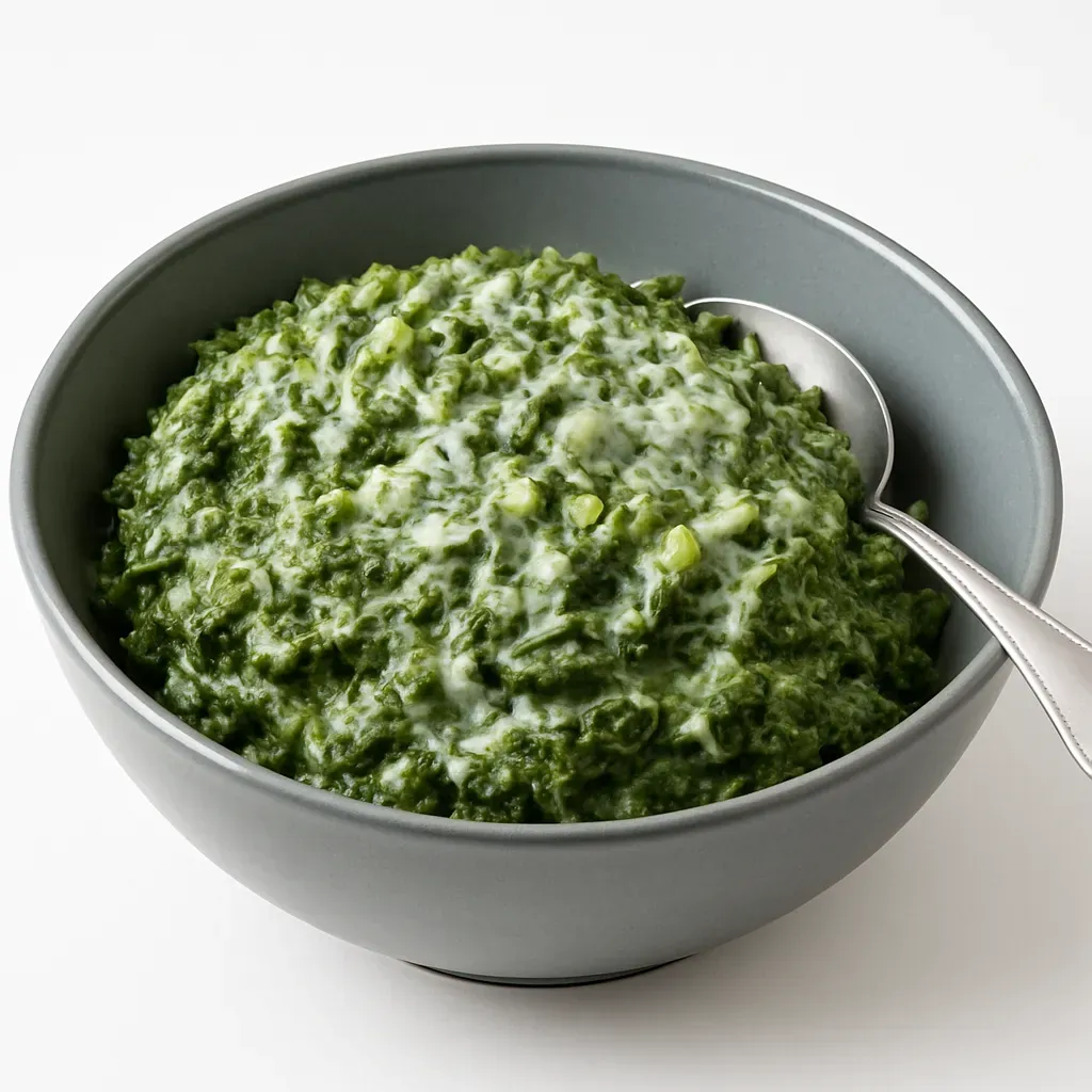 A comforting Danish side dish made with creamed kale, perfect to accompany roasted meats during festive meals.