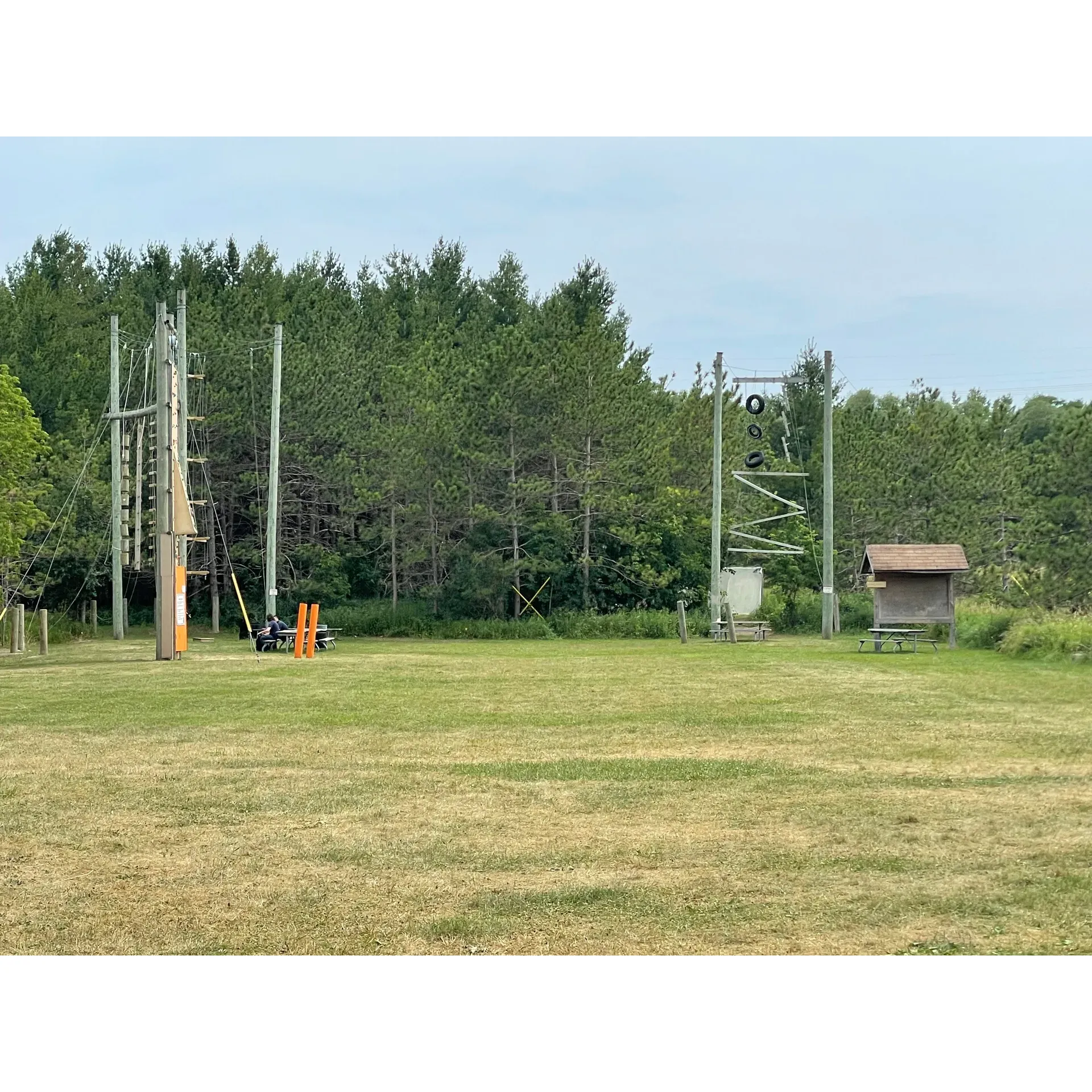 Camp Chimo presents an idyllic outdoor adventure that beckons families and nature enthusiasts alike. Enhanced by the picturesque Rouge River, the camp offers a tranquil escape where open fields transition into lush forests, inviting exploration through the elevated trails. This scenic route not only provides a visual feast but also the thrill of spotting canoeists navigating the gentle river currents from a unique vantage point above.

Enthusiasts of more vigorous pursuits find joy in the paths frequented by mountain bikers, who add a vibrant energy to the natural serenity. Accessibility is a breeze with parking conveniently located near Markville Mall, enabling easy entry to this outdoor haven.

Widely commended for its exceptional summer programs, Camp Chimo is a burst of delight for children, offering a treasure trove of activities that has families eagerly anticipating their next visit. The camp's reputation for fun is bolstered by a climbing wall and rope course where safety and enjoyment are the highest priorities, thanks to the attentive and skilled staff.

The camp experience is designed to foster a sense of community and friendliness, with counselors noted for their warm and engaging nature. A wide array of activities ensures that each child's experience is packed with fun, friendship, and learning—a winning combination that has many marking their calendars for future sessions. Camp Chimo stands out as a remarkable destination that connects people with nature, adventure, and each other, crafting memorable experiences that resonate long after summer's glow has faded. Description by ChatGPT.