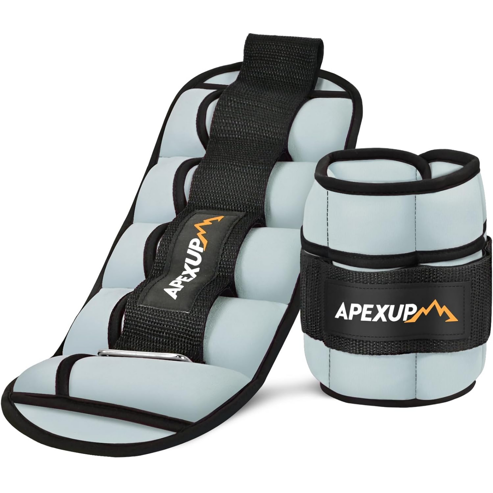 PREMIUM QUALITY: The adjustable ankle strength training weights are filled with iron sand to ensure a compact profile. The sleeve material of the ankle weights is soft and breathable, which will give you maximum comfort during workouts. MODULARIZED WEIGHTS: Two ankle weights are included in the package, each with 5 weight modules.
