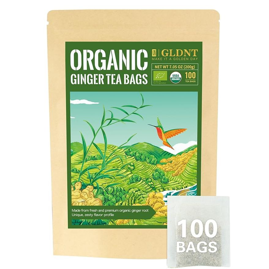 Experience the true taste and flavor of organic ginger with GLDNT certified organic ginger tea. Hand-picked at the peak of freshness, the ginger roots undergo a rigorous drying and grinding process to bring out a warm and spicy flavor that will tantalize your taste buds.