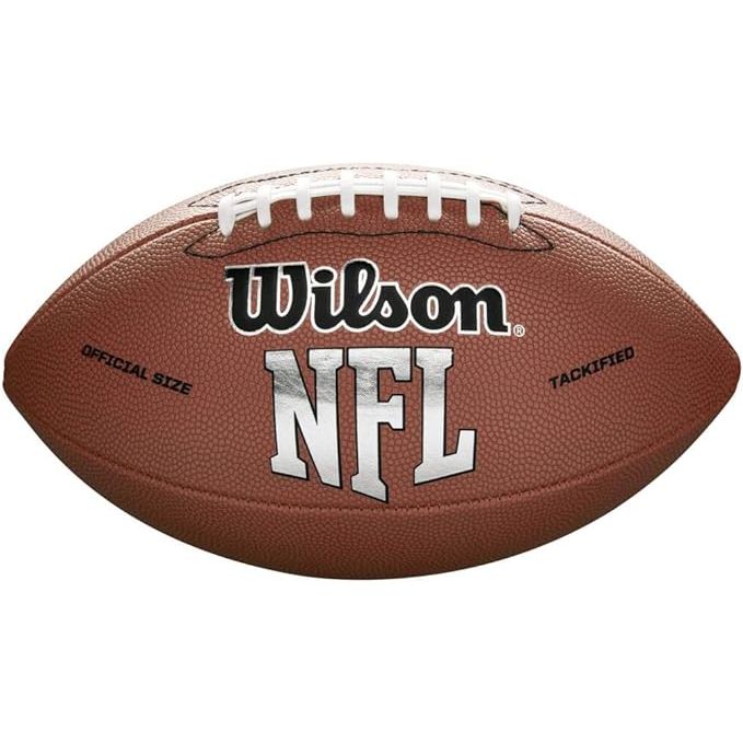 The Wilson NFL MVP football is an official size football that is designed for recreational play and is widely recognized as a durable and high-quality football suitable for all ages and skill levels.