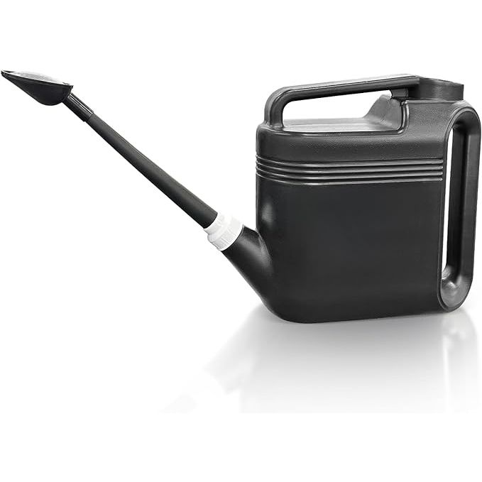 The 2 Gallon Watering Can for Outdoor Plants is a versatile and essential tool for watering your garden or houseplants. Its large capacity of 2 gallons allows you to water multiple plants without the need for constant refills.