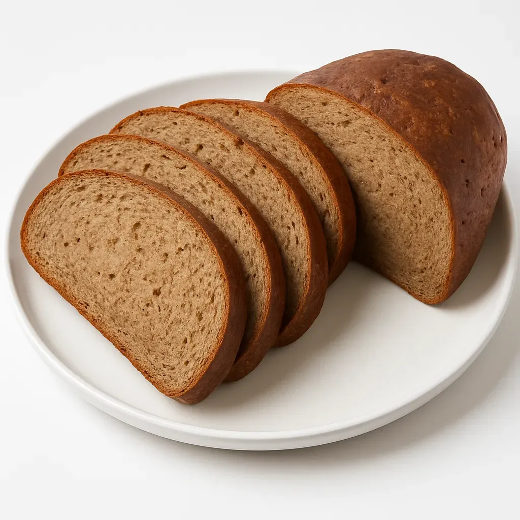 Experience the rich tradition and flavors of Latvia with this Easy Latvian Rye Bread recipe. This bread is celebrated for its thin crust and dense yet spongy and elastic texture. It's an aromatic delight that stays fresh for about a week, and can be enjoyed plain or as a savory snack.