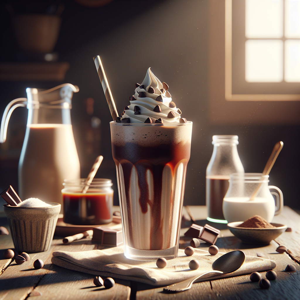 The Chocolate Chip Coffee Shake is a rich and indulgent beverage that blends the bold flavors of coffee with the sweet appeal of chocolate chip ice cream and milk.