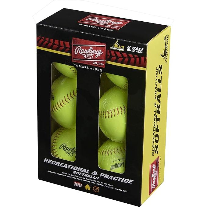 Rawlings Official League Recreational Softballs model YWCS11 are designed for recreational play and are certified by the ASA for official league use. The softballs feature a durable synthetic leather cover that is designed to withstand the rigors of frequent use on the field.