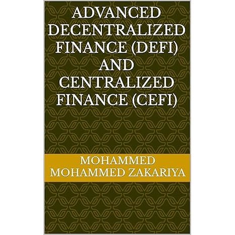 **Advanced Decentralized Finance (DeFi)** and **Centralized Finance (CeFi)** are two distinct financial service models. 
**DeFi** refers to a decentralized financial system built on blockchain technology, which enables financial transactions without traditional intermediaries like banks.