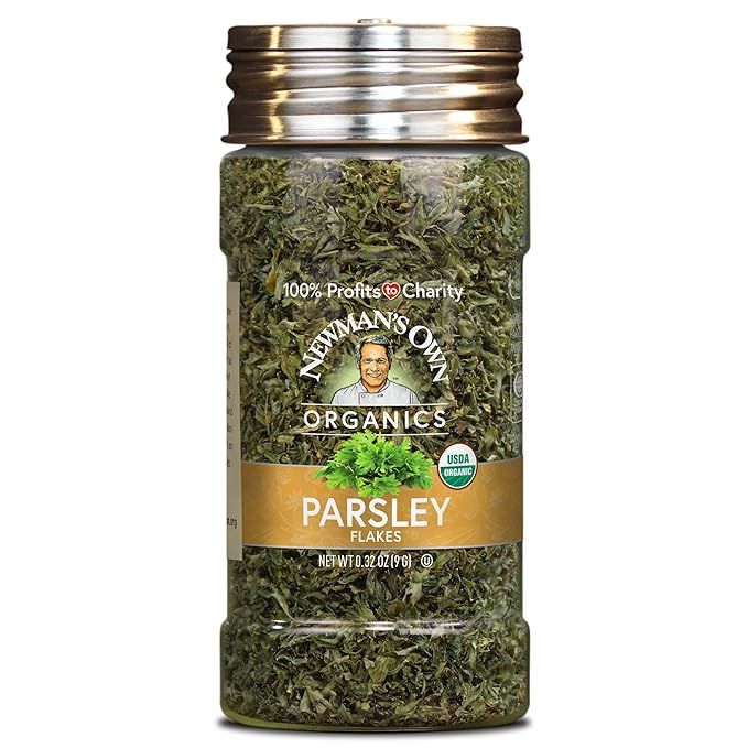 Newman’s Own Organic Parsley Flakes are a versatile herb that adds a burst of fresh flavor to a variety of dishes. This convenient 0.32 oz. bottle is filled with high-quality parsley flakes that are perfect for sprinkling on chicken, salads, pasta, soups, and more.