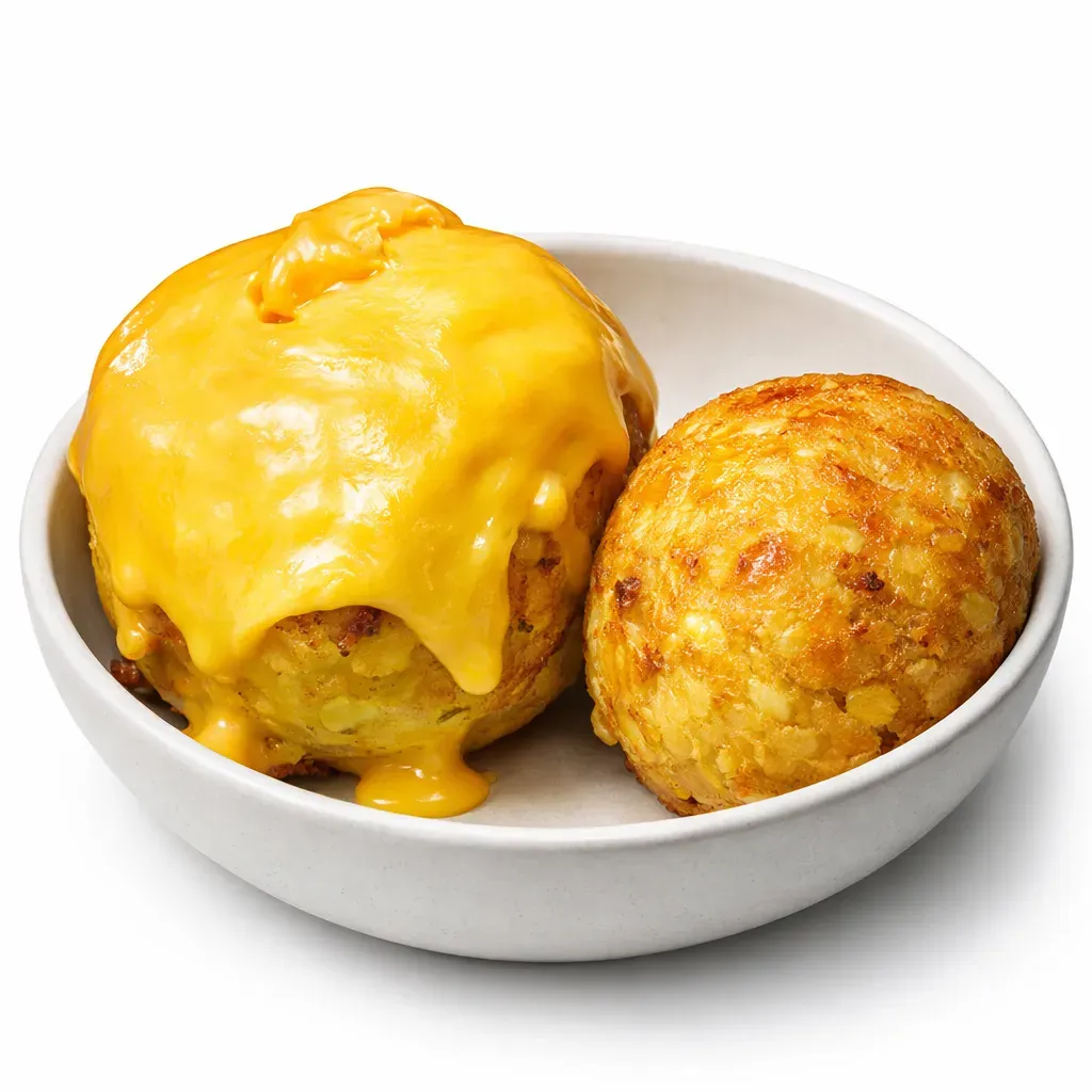 These plantain balls are infused with the bold flavor of melted cheddar cheese, making them an irresistible option for breakfast, brunch, or as an appetizer.