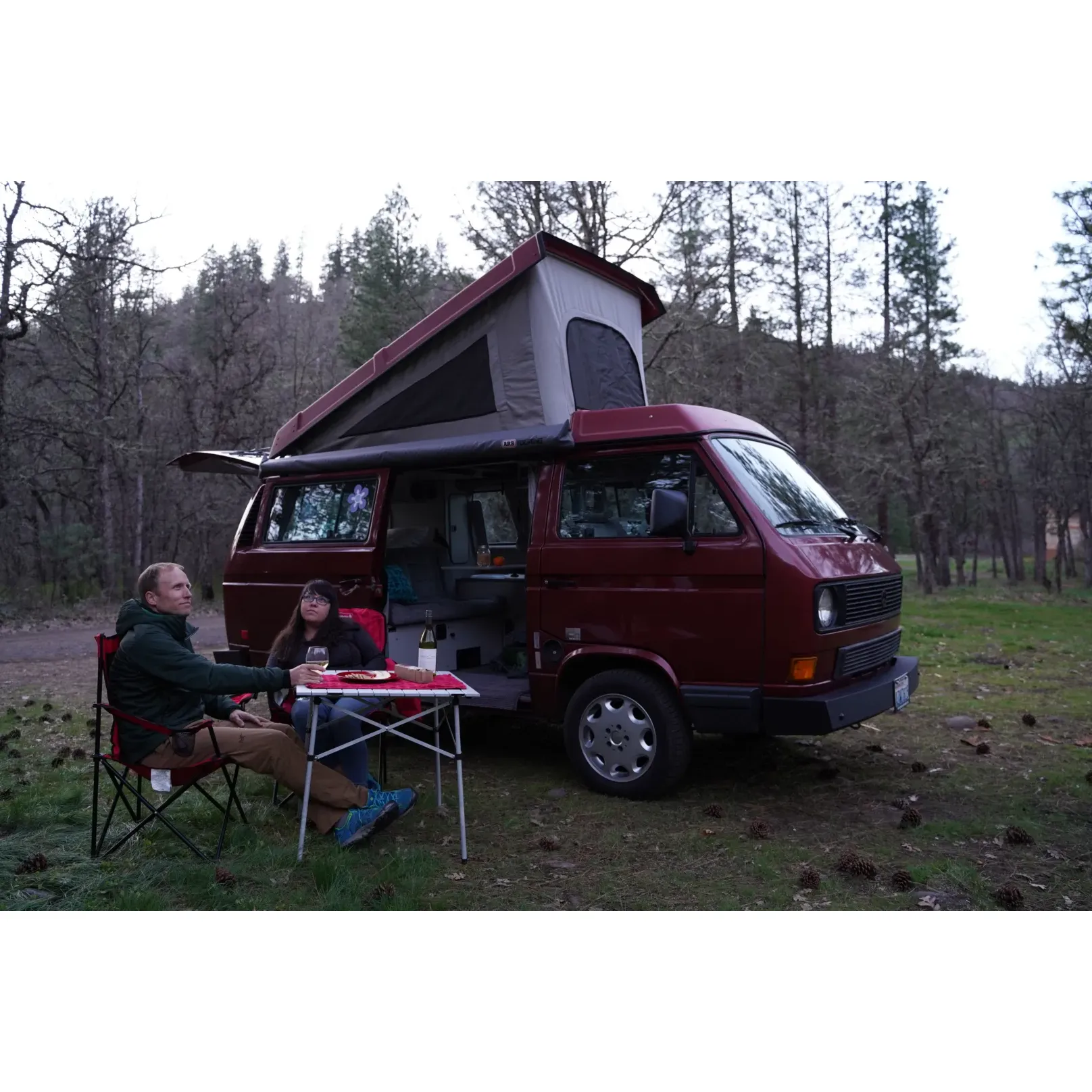 Icehouse Campground offers a serene retreat for camping enthusiasts looking to immerse themselves in the soothing sounds of nature. Conveniently located just off highway 142 along the picturesque Klickitat River, this beautiful campground provides a variety of well-spaced spots, ensuring privacy and room to relax for its guests. 

The campground is equipped with pristine central toilets and boasts a charming, cool abandoned building that adds a touch of adventure for those interested in exploring. Guests are treated to the melodic symphony of flowing river waters complemented by the gentle evening chorus of local insects, creating a natural white noise perfect for a restful night's sleep.

Icehouse Campground is also a welcoming place for canine companions, offering a delightful natural landscape for them to enjoy. With the added bonus of the nearby bubbling river, every stay here is like a symphony for the senses, ensuring that visitors can unwind and reconnect with nature's rhythm. Adventure-seekers and peace-lovers alike consistently rate Icehouse Campground highly, making it a yearly tradition for many, including motorcycle camping enthusiasts seeking the perfect spot to pitch a tent and revel in the natural beauty of Klickitat County. Description by ChatGPT.