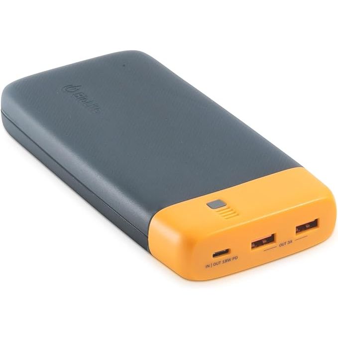 The BioLite Charge 80 PD is a portable power bank with a capacity of 20,000 mAh, allowing users to charge multiple devices on-the-go.