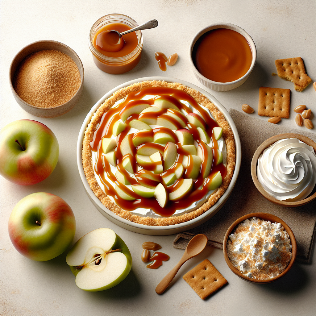 Caramel Apple Cheesecake Dip unites the silky sweetness of classic cheesecake with the tart and juicy flavors of fresh apples and luscious caramel. This no-bake dessert dip features a creamy base of cream cheese and powdered sugar, topped with a generous drizzle of caramel sauce, and adorned with bits of chopped Granny Smith apples.