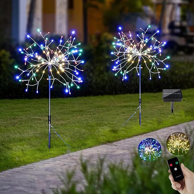 Solar fairy lights are a popular choice for adding ambiance and charm to outdoor spaces. This particular set of lights is waterproof, making them safe to use outside in all weather conditions. The lights feature a dandelion design that gives off a warm white and multicolor glow, creating a whimsical and magical ambiance in your garden or yard.