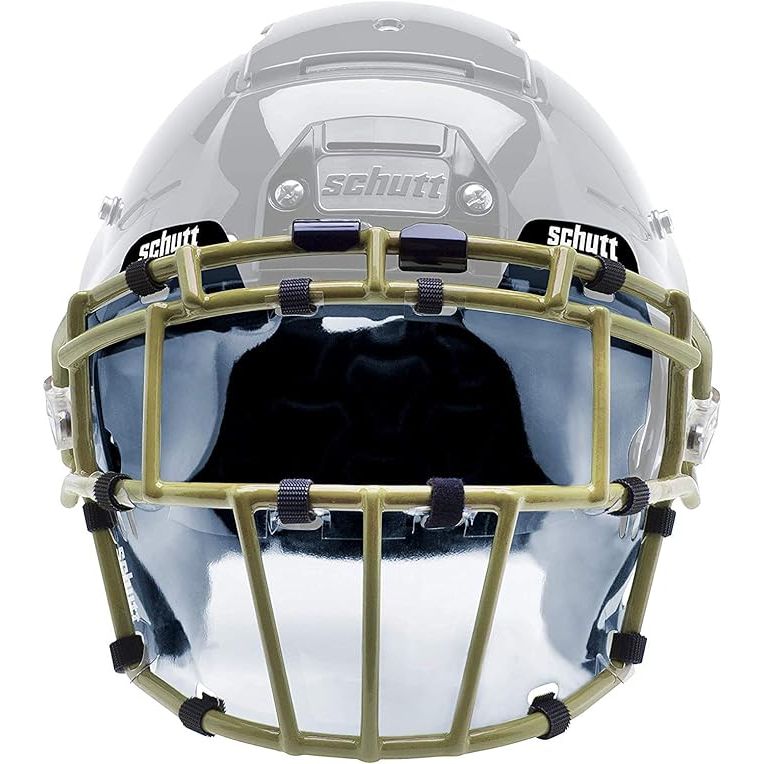 The Schutt Splash Shield is a protective covering that attaches to the front of a football helmet facemask to improve hygiene and protect the wearer from coughs, sneezes, spit, and sweat. Made with clear non-tinted material, the splash shield allows for easy visibility and does not obstruct the player's view during gameplay.