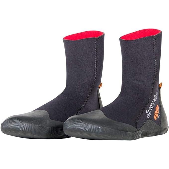 The Hyperflex ACCESS 5mm Round Toe Boot is a durable and high-quality neoprene boot designed for water sports enthusiasts. With a thickness of 5mm, these boots offer excellent insulation and protection in cold waters, making them ideal for activities such as surfing, diving, and snorkeling.