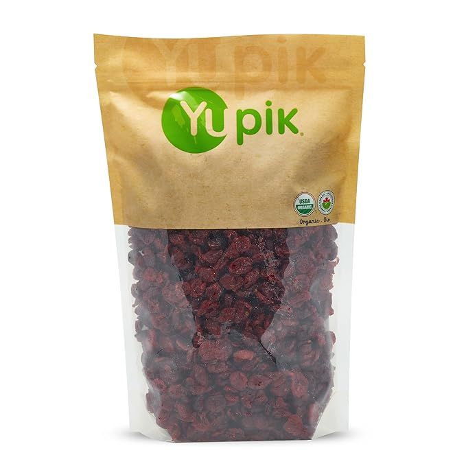 Yupik Organic Cranberries are a high-quality dried fruit option that is both delicious and nutritious. These cranberries are non-GMO, gluten-free, kosher, and vegan, making them a versatile option for those with dietary restrictions. Each 2.