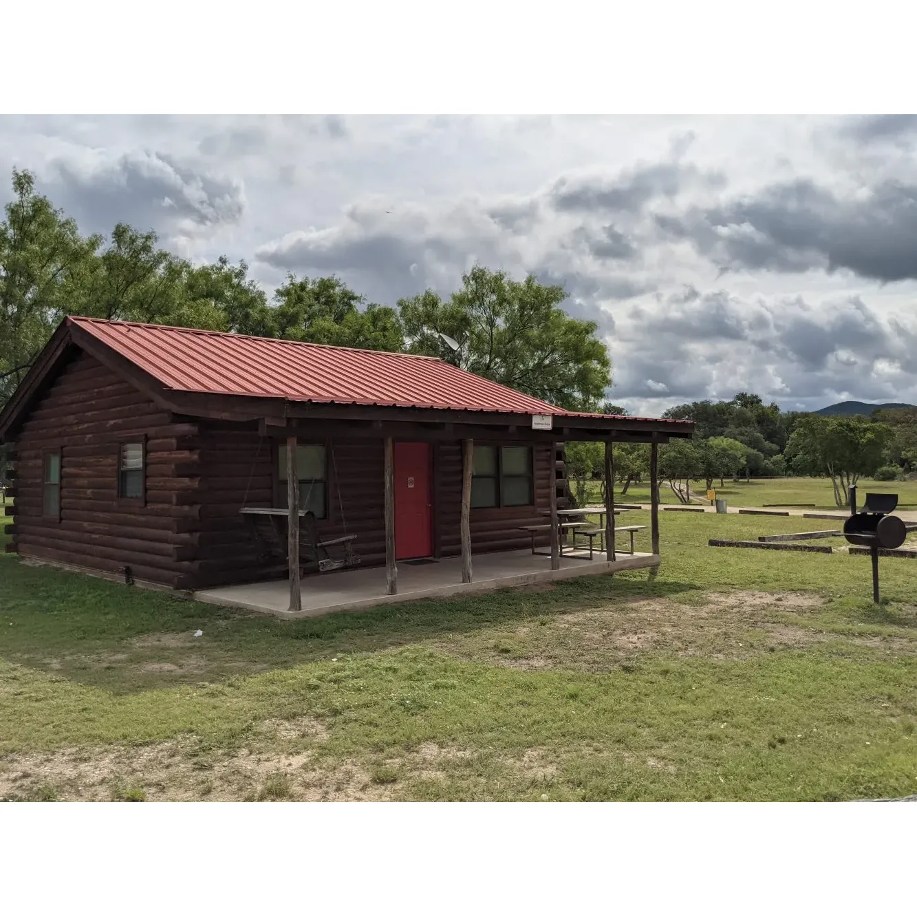 An inviting oasis for family and friends alike, the Nueces River RV and Cabin Resort offers a serene getaway immersed in natural beauty and an array of amenities designed for comfort and enjoyment. With exceptionally clean facilities and individual restrooms that receive high praise for privacy and cleanliness, every visitor's stay promises to be both comfortable and refreshing.

Set in a prime location along the river's edge, the resort provides an idyllic setting for wildlife spotting and outdoor recreation. The remarkable splash pad and swimming pool serve as perfect spots for both children and adults to enjoy a refreshing dip, while the driving range appeals to guests seeking a leisurely sporting activity amidst their relaxation.

Recently hosting the memorable 2024 eclipse event, the resort gained recognition as a dark sky location, boasting unparalleled opportunities for stargazing and astrophotography, allowing guests to marvel at the celestial wonders above.

For those with RVs or camper vans, ample shaded spots offer a peaceful retreat, along with essentials such as warm showers, reliable Wi-Fi, and well-maintained communal spaces. The staff's attentive and helpful approach ensures a pleasant experience, even when the resort is bustling with guests.

Just a short drive from the local hub of Camp Wood, visitors can easily access a variety of conveniences while staying close to nature. Whether it's for the tranquil environment, the friendly community, or the magnetic allure of the river, Nueces River RV and Cabin Resort is a cherished destination that invites a promise of return visits from satisfied guests seeking the perfect blend of adventure and tranquility. Description by ChatGPT.