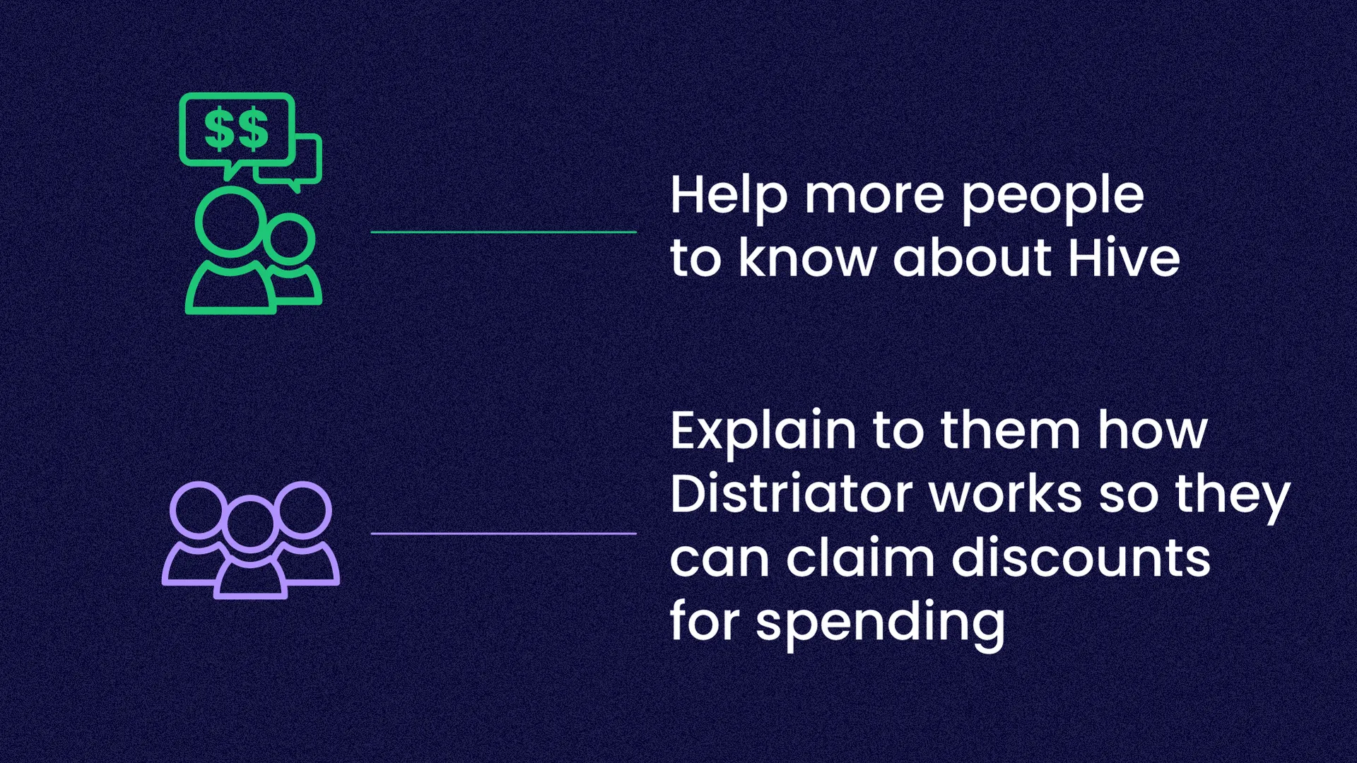 Step by Step to claim Distriator Cashback:
1) Attend a business that accepts Hive Backed Dollar or Lightning payments.
2) Make sure they issue you a QR invoice from either V4V.app or Hive Keychain Store.
3) It is advisable to use your alternate account to your main account, and add it to your Hive Keychain with posting and active keys.
4) Make sure there are adequate Hive Backed Dollars in your balance on the account you will pay with
5) Pay the invoice by scanning from your Keychain app.
6) Visit Hive-Distrion.app within 30 minutes of your purchase and log in with the SAME account that you paid with.
7) Click claim.
8) The app will ask you to take 2 to 10 photos of your purchase experience at the business.
9) The app will ask you to write a sentence about your experience at the business.
10) Click to proceed and sign the transaction.
11) The app will congratulate you on a successful claim.
12) Check your wallet history and see your claim has been paid in!