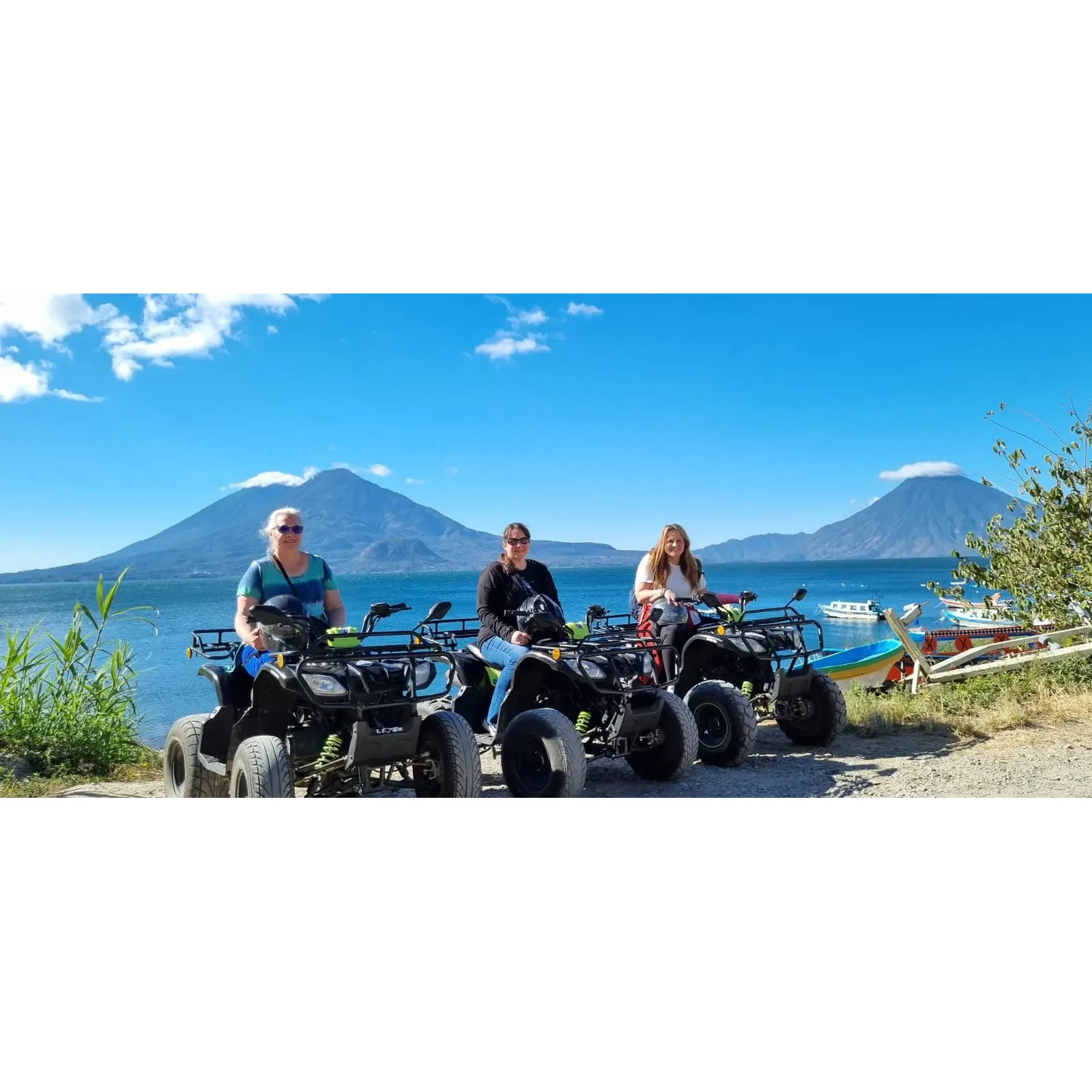 Simoon Rentals & Tours Panajachel offers an exhilarating blend of adventure and cultural immersion that leaves its guests with unforgettable memories and the desire to return. Experiences with Simoon are far from ordinary; they are an absolute highlight for those seeking fun and excitement in the majestic surroundings of Lake Atitlan. 

Adventurers rave about the motorcycle tours led by Genecarlo, a guide whose infectious passion for both riding and Guatemala's rich heritage transforms the journey into an extraordinary adventure. Thrill-seekers gush over the adrenaline rush and the indelible impact Genecarlo's enthusiasm leaves, making it the pinnacle of their travel experiences, with promises to return for more.

Simoon doesn’t just offer heart-pumping rides; they provide a gateway to the heart of Mayan culture with their ATV tours. Riders have a blast traversing the rugged terrain as they're introduced to the vibrant communities dotted around the lake. Knowledgeable guides like the 'awesome little guy' leading these excursions share a wealth of insightful information, bringing the storied history and traditions of local Mayan culture to life in a most engaging manner. 

Not only are the tours a venture into the wild, but they're also a journey through the quaint charm of local villages. Guests sing praises of the village tours, a lovely circuit through the artistry and craftsmanship Panajachel's neighboring towns are known for. From sampling local coffee to witnessing textile creation, and exploring ceramics and chocolate, guests relish the cultural tapestry presented to them, all while captivated by the breathtaking views of the lake.

For those looking to catch the magical display of colors that announce the day's end, the sunset tour comes highly recommended. Described as ‘super adventurous and surprising,’ it's crafted perfectly to create a setting where nature's beauty and the thrill of exploration align for an exceptional moment in time, all under the expert guidance of attentive professionals like Pedro.

Safety and comfort are a priority, as evidenced by the well-maintained condition of motorcycles and ATVs and the hands-on assistance provided by the guides to ensure everyone, regardless of experience level, can handle the adventure that awaits them. Precisely attuned to their guests’ needs, the guides, like the much-applauded Pedro, are noted for their proficiency and relaxed yet professional communication, ensuring an enjoyable and stress-free experience for English-speaking travelers.

Simoon Rentals & Tours Panajachel has become a synonym for truly immersive adventure travel, complemented by top-notch local expertise and commendable hospitality that transcends the typical tour experience. For those ready to take on an authentic, rugged, and joy-filled adventure that travels off the beaten path, Simoon stands out as the go-to provider of unforgettable Guatemalan escapades. Description by ChatGPT.