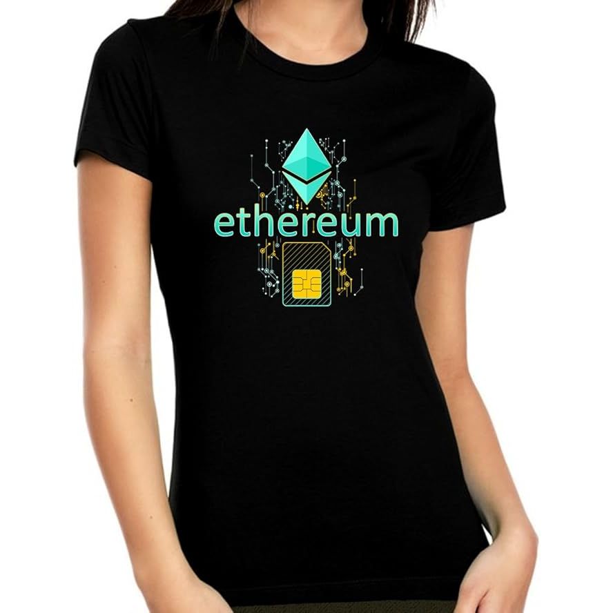 Ethereum shirts for women are custom-designed apparel that feature graphics and logos related to the Ethereum cryptocurrency. These shirts are popular as gifts for crypto enthusiasts, especially those who are interested in Ethereum specifically.