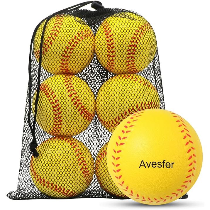 The 6 PCS 11 inch foam softballs included in this package are perfect for beginners looking to safely practice their softball skills. Crafted from high-quality PU foam, these softballs prioritize safety and comfort, minimizing the risk of injuries while instilling confidence in new players.