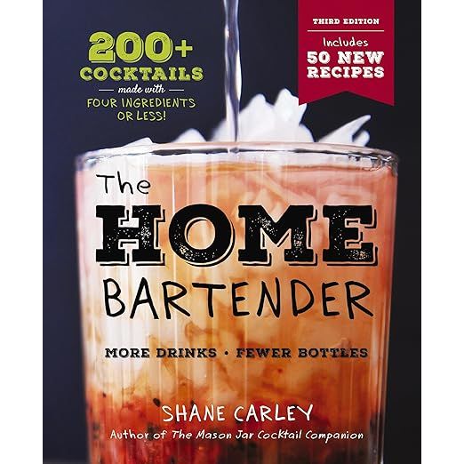 Elevate your mixology prowess with The Home Bartender: Third Edition, the essential cocktail companion for both budding enthuasiasts and seasoned professionals alike. Crafted by the renowned Shane Carley, this indispensable tome serves up a curated collection of over 200 cocktail recipes, each requiring four ingredients or fewer.