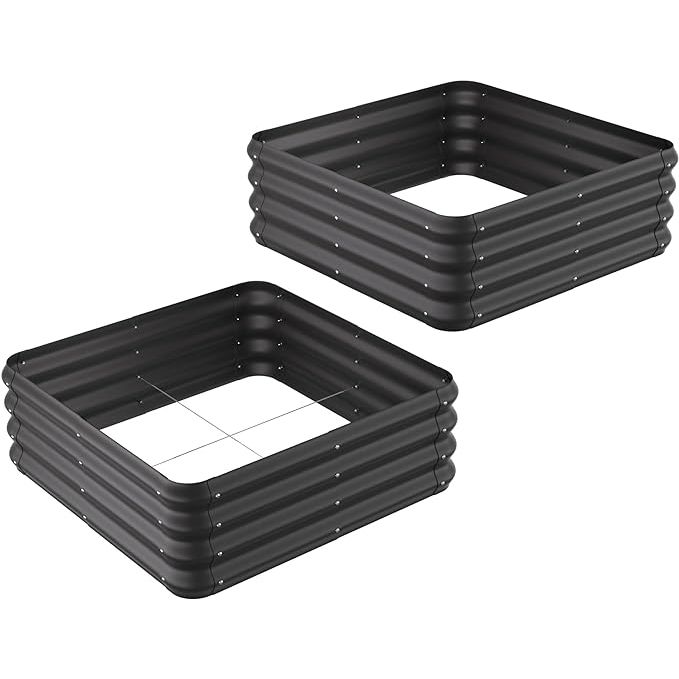 Introducing our sturdy and durable plastic raised garden bed, designed with stability and safety in mind. Equipped with metal wire ropes to increase stability and reduce shake due to soil pressure, this garden bed also features smooth corners and edges to prevent scratches, ensuring a safe gardening experience.