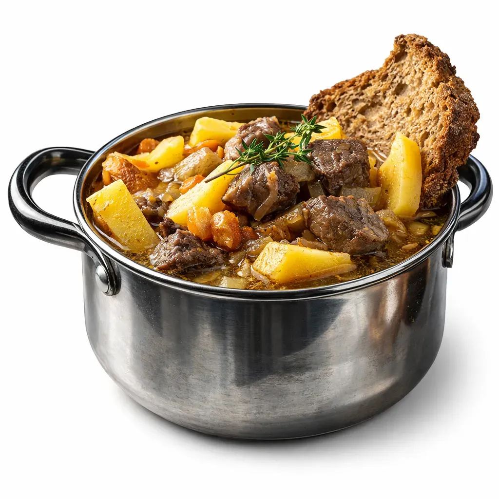 Embrace the flavors of Greenland with Suaasat, a traditional seal meat soup known for its warmth and heartiness, perfect for enduring the cold Arctic conditions. This comforting dish brings together rich, savory seal meat, wholesome root vegetables, and the delightful tang of berries in a robust broth that promises to warm your soul.