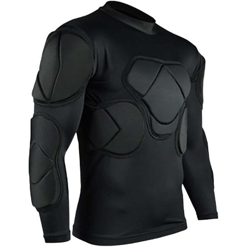 The Men's Padded Football Protective Gear Set is designed to provide optimal protection during intense sports activities such as soccer, basketball, and paintball. This set includes padding for key areas such as ribs, shoulders, and chest to help absorb impact and reduce the risk of injuries.
