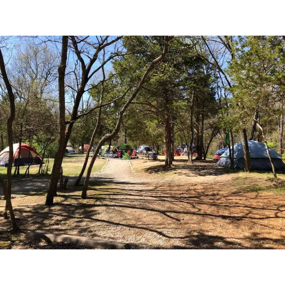 Escape to the serene haven of the Group Camping Area at Edmund A. Babler Memorial State Park, where outdoor enthusiasts can revel in the beauty of nature right in their backyard. This is the go-to destination when the call of the wild beckons for a convenient getaway. With impeccably maintained grounds, this campground prides itself on providing a welcoming, clean environment for all campers.

Whether it's pitching a tent or parking an RV, campers will find the Group Camping Area an ideal setting for making lasting memories. While full hookups may not be available, the campground is equipped with electric hookups, ensuring your essential needs are met, and a reliable dump station services the campground for added convenience. Fresh water fill-up stations are also strategically placed to keep your adventures flowing smoothly.

Guests are greeted by a campground host, renowned for their helpfulness and eagerness to ensure an exceptional stay. The local staff and residents contribute to a warm and enjoyable atmosphere, which resonates throughout the park, solidifying its reputation as an inviting community away from home.

For those who seek recreation beyond the campsite, the state park boasts a plethora of activities. Adventure seekers will find the network of hiking trails provides a perfect backdrop for exploration and connection with nature. Meanwhile, children can gleefully spend hours at the well-equipped playground, creating joyful childhood memories under the sun.

Restrooms and showers are kept in clean condition, upholding a standard of comfort for all visitors. The attentiveness to cleanliness is appreciated and speaks volumes about the dedication to guest satisfaction.

This gem of a destination has captured the hearts of locals and travelers alike, earning unwavering recommendations for friends visiting the area. With its reputation for being a very nice and tidy place, where friendliness is the norm and natural charm abounds, there's no question that the Group Camping Area at Edmund A. Babler Memorial State Park is a retreat worth returning to time and time again. Description by ChatGPT.