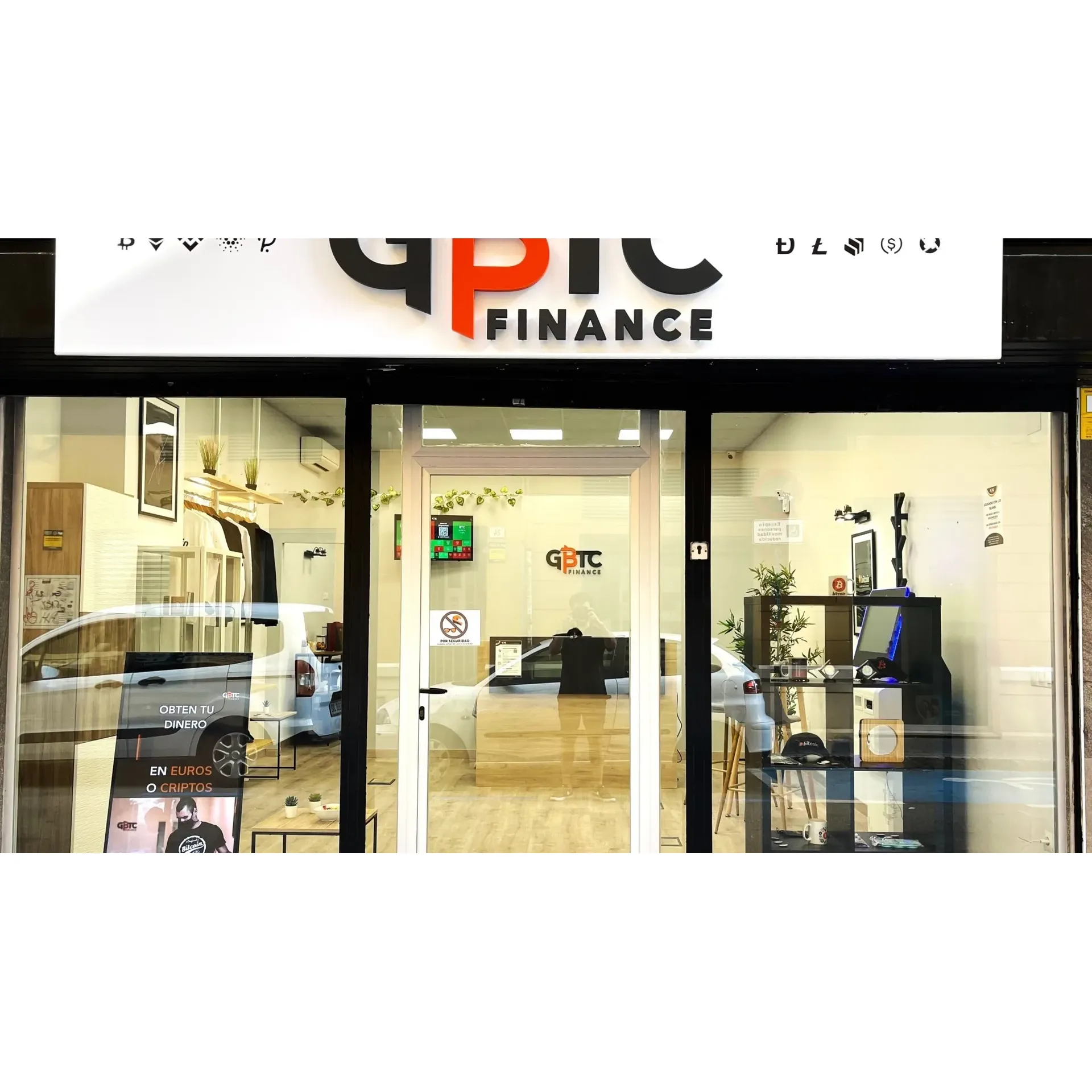 GBTC Finance, located in the vibrant city of Málaga, stands out as a premier Bitcoin ATM service provider renowned for its exceptional customer service and dedication to delivering a seamless cryptocurrency transaction experience. Drawing in both casual passersby and seasoned crypto enthusiasts, GBTC Finance is celebrated for enabling swift and straightforward purchases of USDT, later allowing customers to conveniently exchange it for euros at highly competitive rates.

Customers continuously praise the establishment for its top-notch attention to detail and personalized advice, making GBTC Finance a reliable one-stop shop for cryptocurrency needs. Whether it's carrying out transactions or seeking guidance in the ever-evolving crypto landscape, visitors find their expectations surpassed by the knowledgeable and approachable staff.

The art of delivering clear, concise, and insightful counsel on digital currency matters is something that GBTC Finance has been lauded for time and again. The staff's friendly demeanor and expert advice have contributed to the service being highly recommended among users. Embracing the digital currency revolution with open arms, GBTC Finance provides an excellent service that makes the complexities of handling cryptocurrencies refreshingly simple for its clientele. Description by ChatGPT.