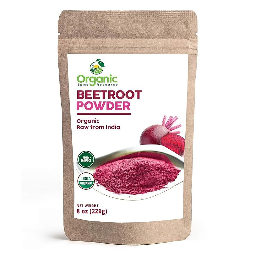 Organic Beet Root Powder by SHOPOSR is a high-quality product made from 100% raw beets sourced from India. This USDA certified organic powder is non-GMO and completely vegan, making it suitable for a variety of dietary preferences. At 8 oz or 226g, this convenient package allows for easy storage and use in a variety of recipes.