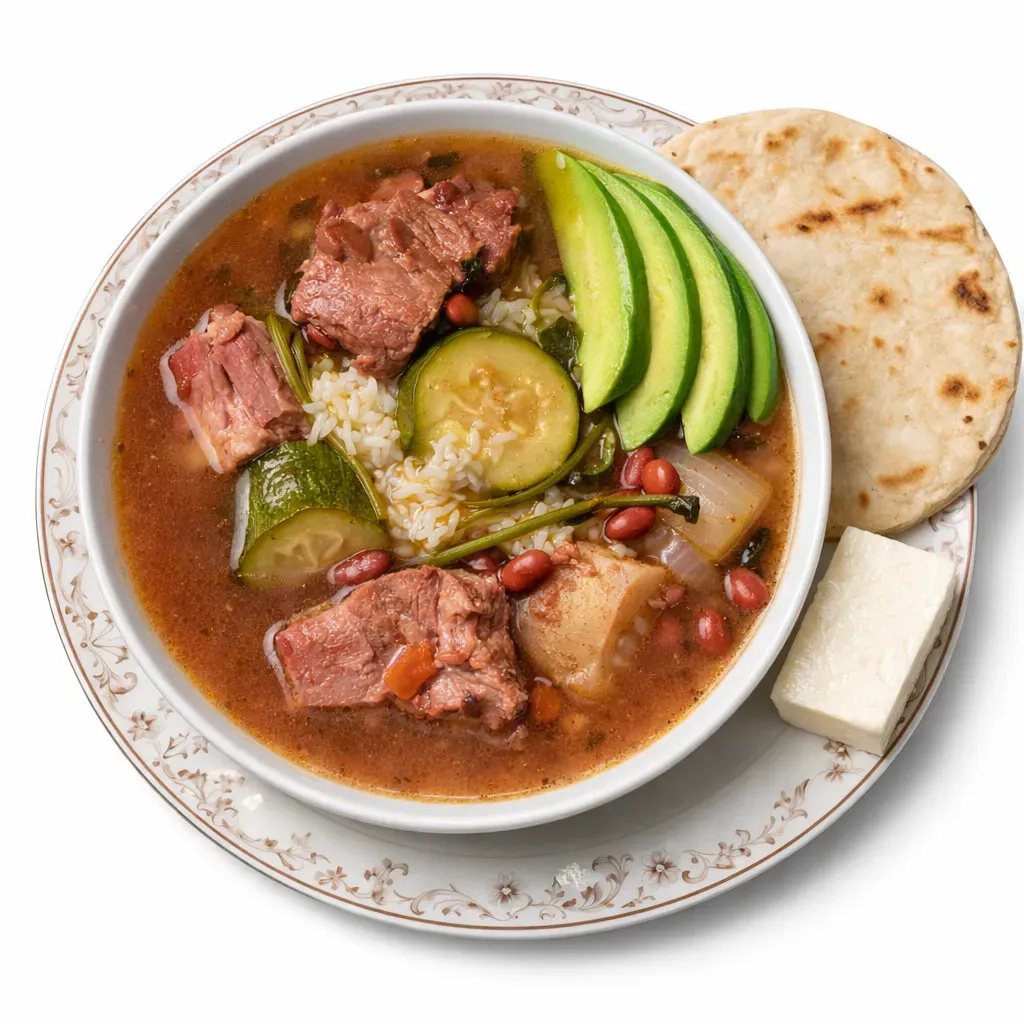 Savor the rich flavors of El Salvador with this hearty Sopa de Frijoles Nuevos con Costilla, a comforting bean soup brimming with tender pork ribs and vibrant vegetables. Perfect for a family dinner, this recipe will transport you to the heart of Central American culinary tradition.