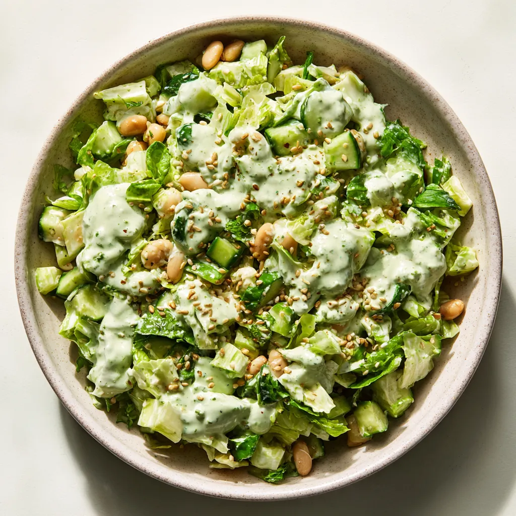 A vibrant and fresh main course salad that is packed with protein and whole foods, perfect as a standalone meal or a hearty side dish.