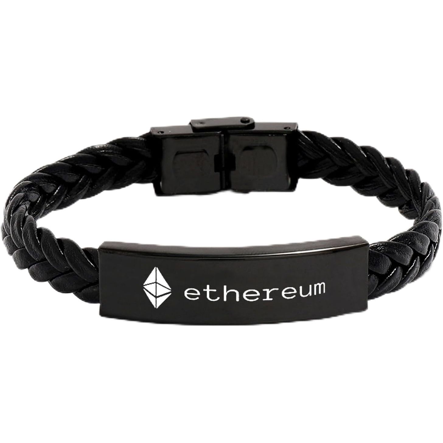 Ethereum Crypto Currency ETH Blockchain Bitcoin Millionaire Bracelet Gifts From Hot Men Women image