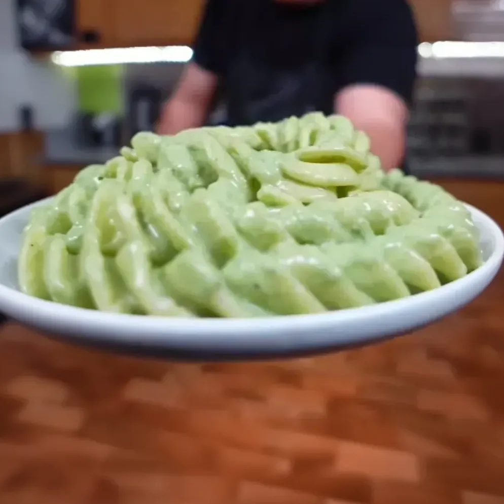 Long Fusilli with Poblano Cream Sauce image