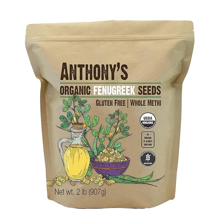 Anthony's Organic Fenugreek Seeds are sourced from high-quality organic farms, ensuring that you are getting a premium product. These whole methi seeds are gluten-free, non-GMO, and non-irradiated, making them a healthy addition to your diet.