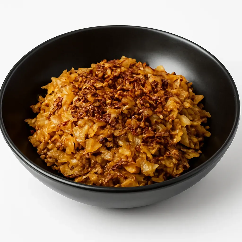 A streamlined version of traditional cabbage rolls, merging minced pork and fresh vegetables with a simplified preparation process. Perfect for a cozy dinner with family or friends.