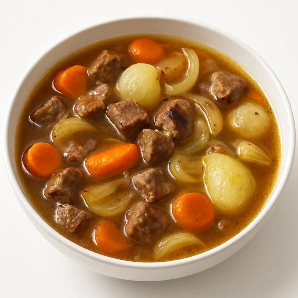 A traditional Finnish delight, Karelian Stew is a hearty dish featuring beef and pork, slowly cooked with root vegetables and spices, perfect for cozy gatherings.